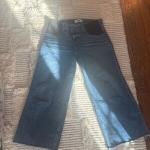 Paige wide leg maternity jeans
